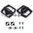 ZTTO STPD15 1 Pair Bicycle Anti-slip Pedals Aluminum Alloy Bike Cycling SPD Flat Pedals with Cleats - 1