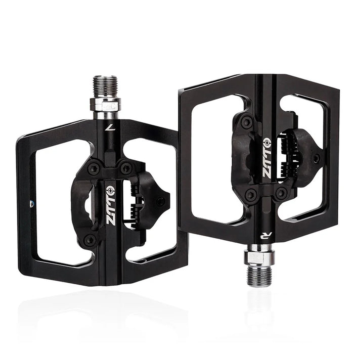 ZTTO STPD15 1 Pair Bicycle Anti-slip Pedals Aluminum Alloy Bike Cycling SPD Flat Pedals with Cleats - 2