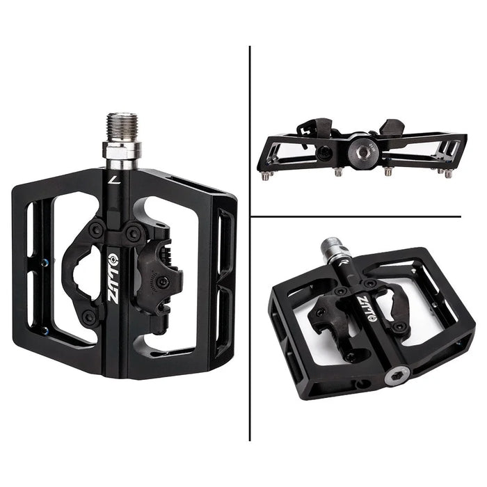ZTTO STPD15 1 Pair Bicycle Anti-slip Pedals Aluminum Alloy Bike Cycling SPD Flat Pedals with Cleats - 6