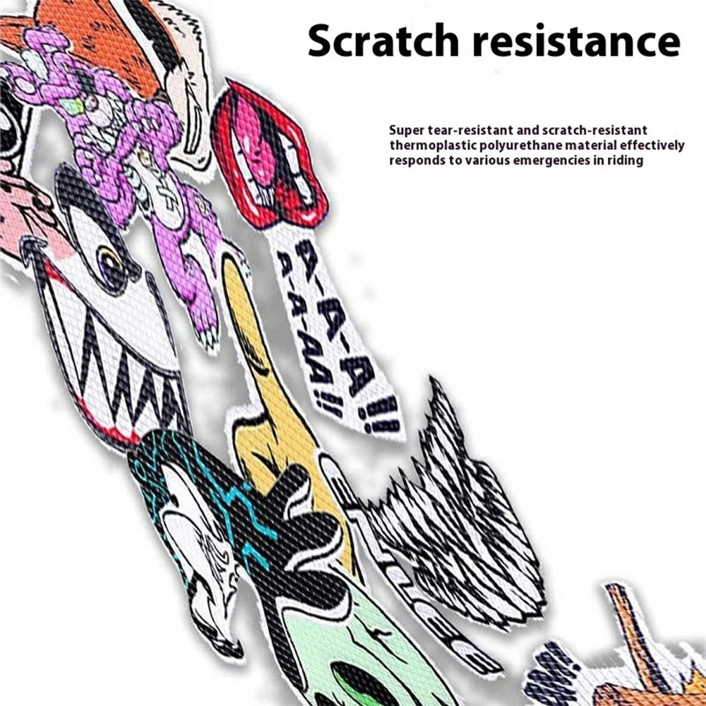 ENLEE RS2338 Bicycle Frame Creative Stickers PVC Decals Scratch Protection Decorative Decals - 4
