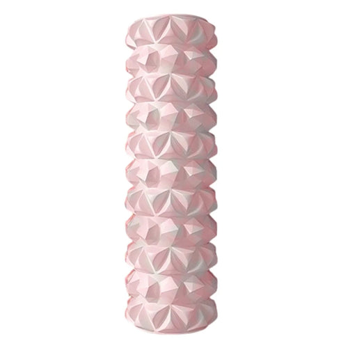 30cm Sports Foam Roller 3D Bionic Floating Point Design EVA Yoga Massage Body Roller for Muscle Relaxation Recovery - Light Pink - 1