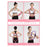 Pilates Equipment Set Yoga Ball Resistance Bands Non-Slip Socks Pump Pilates Kit for Home Fitness - Pink - 3