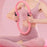 Pilates Equipment Set Yoga Ball Resistance Bands Non-Slip Socks Pump Pilates Kit for Home Fitness - Pink - 6