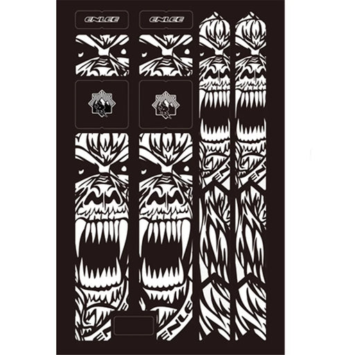 ENLEE CT013D Stylish Road Mountain Bike Front Fork Stickers Set Waterproof Bicycle Fork Guard Decals - 2