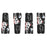 ENLEE EM2201 2Pcs Road Mountain Bike Crank Protective Sticker + 2Pcs Handlebar Sticker Bicycle Decor Stickers Set - Shark - 1