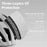 WEST BIKING YP0708120 EPS Foam Cycling Helmet with Magnetic Suction Photochromic Lens - Light Grey - 4