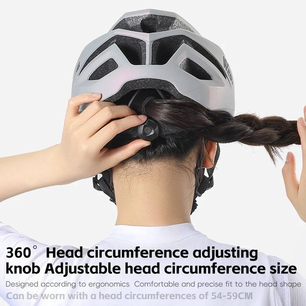 WEST BIKING YP0708118 Women's Cycling Helmet Bicycle Helmet Riding Head Protector - Pink - 7