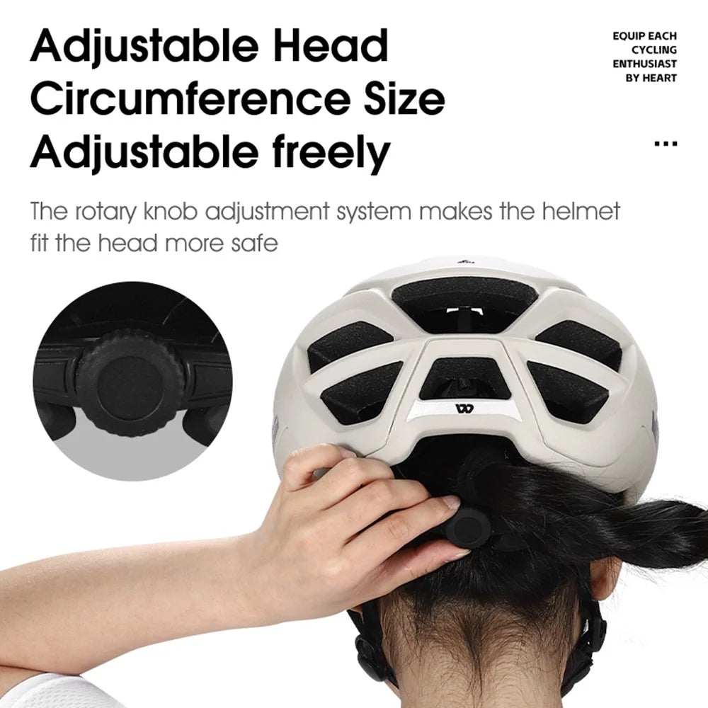 WEST BIKING YP0708121 MTB Bicycle Helmet Breathable Cycling Helmet Riding Head Protector - Tan - 5
