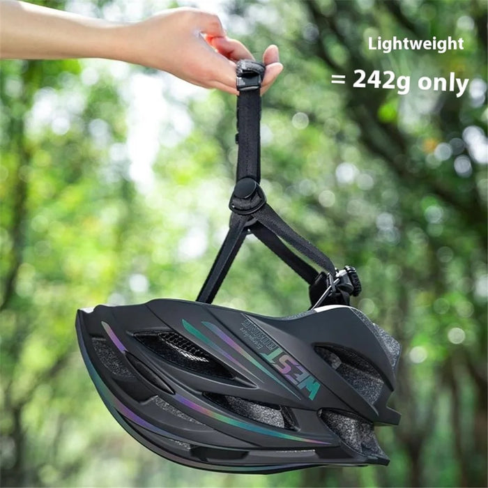 WEST BIKING YP0708126 Breathable Bike Helmet Adjustable Mountain Road Bicycle Safety Cap for Teens - Black - 7
