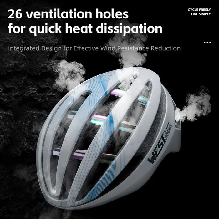 WEST BIKING YP0708125 Outdoor Cycling Helmet 26-hole Ventilation MTB Bike Safety Cap - Style A - 4