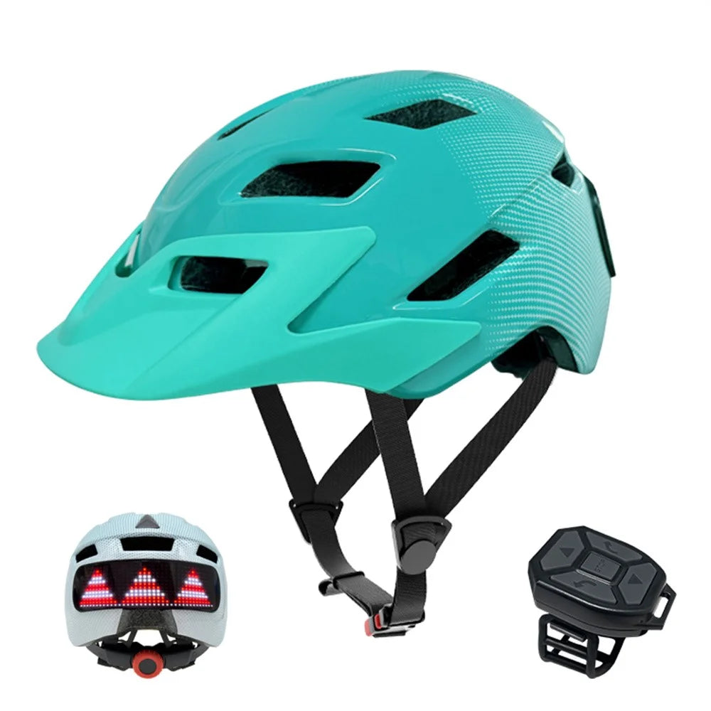 Children LED Display Helmet Lightweight Breathable Helmet for Roller Skating / Balance Bike / Cycling - Blue - 1