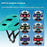 Children LED Display Helmet Lightweight Breathable Helmet for Roller Skating / Balance Bike / Cycling - Blue - 5