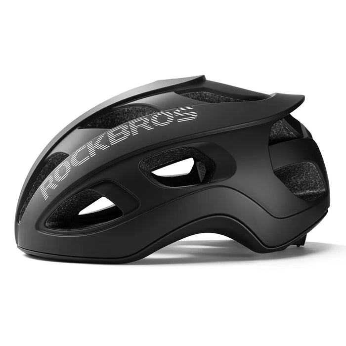 ROCKBROS LK-66 Bicycle Helmet 20 Vents Breathable Antibacterial Safety Helmet for Mountain Road Folding Bike - Black Glossy/L - 2