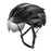 WEST BIKING YP0708100 Cycling Helmet with Integrated Magnetic Goggles Shock Absorption Safety Helmet - Black - 1