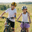 ROCKBROS 10110004 Kids Bike Helmet MTB Road Folding Bicycle Safety Helmet for Boys Girls  - Black & White|M - 2