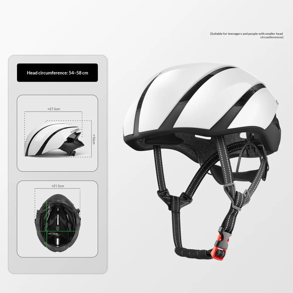 ROCKBROS LK-1 Kids Cycling Helmet 15 Vents Adjustable Safety Helmet for Mountain Road Bike Scooter - White - 2