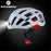 ROCKBROS Front/Side/Rear Warnig Light Cycling Helmet Breathable Vents Mountain Road Bicycle Helmet - White - 1