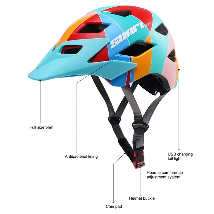 SUNRIMOON TS-82 Skate Scooter Cycling Helmet Bicycle Helmet Multi-Sport Protector Helmet for Child/Teen/Youth - White - 7