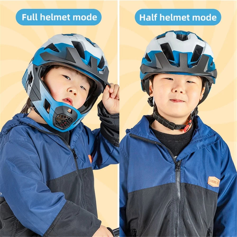 ROCKBROS TS-61 Kids Shock Absorption Bicycle Helmet Breathable Bike Balance Car Head Protection Helmet - Black/Green S - 5