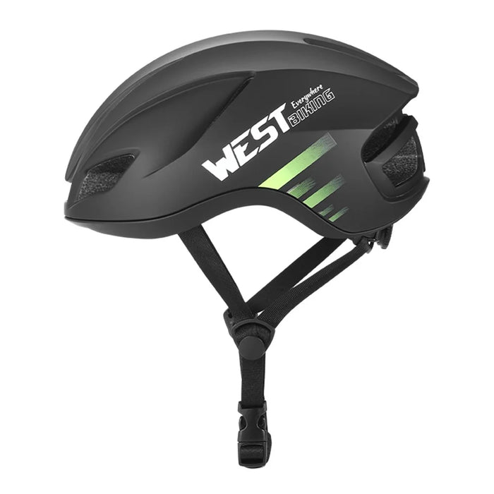 WEST BIKING YP1602505 Lightweight Pneumatic Bike Helmet with LED Taillight - Black - 2