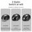 ROCKBROS TT-16-001 Bicycle Helmet Shock Absorbing EPS Cycling Helmet with Goggles Lens - Titanium - 4