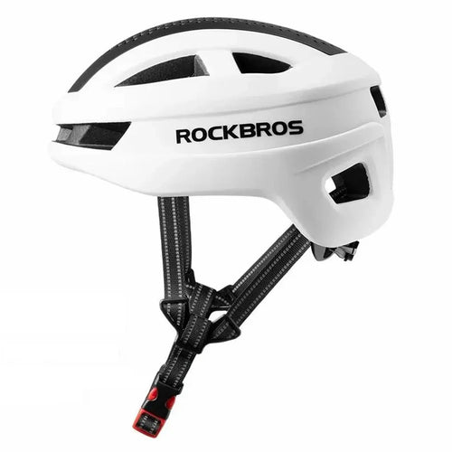 ROCKBROS Bicycle Helmet Breathable Head Protector Cycling Helmet (Matte Design) - White - 1