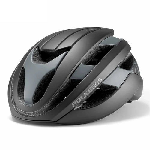 ROCKBROS LK-12 Shock-Absorbed PC+EPS Helmet Cycling Head Protection Helmet (CE) - Matte / Black - 1