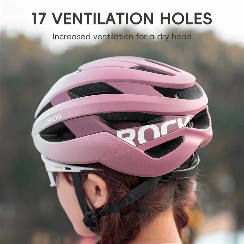 ROCKBROS LK-12 Shock-Absorbed PC+EPS Helmet Cycling Head Protection Helmet (CE) - Matte / Black - 3