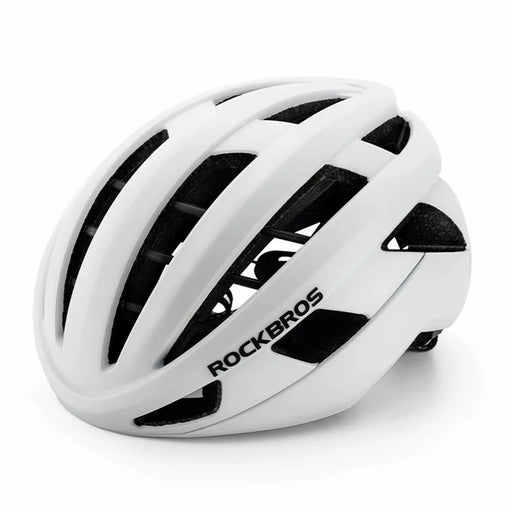 ROCKBROS LK-11 Anquetil Cycling Helmet Head Protection PC+EPS Shock-Absorbed Helmet (CE) - Matte / White - 1