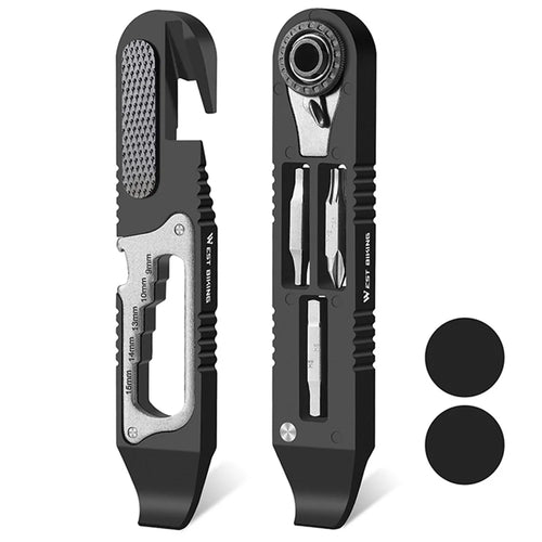 WEST BIKING YP0719393 2Pcs Bicycle Tire Crowbar Hex Wrench Multifunctional Bike Repair Tool - 1