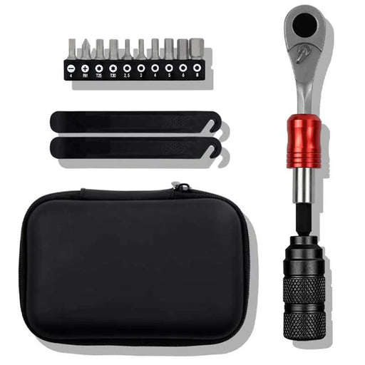 ENLEE E22904 Outdoor Cycling Ratchet Wrench Tool Kit Set for Bicycle Repair with Storage Bag - 1