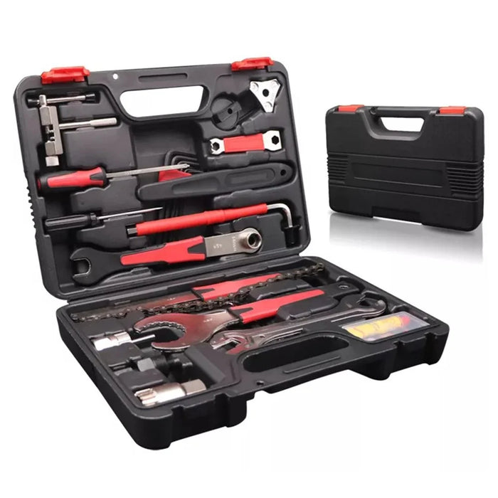RIDERACE RR7961 18-In-1 Bicycle Maintainance Tool Kit Spoke Key Wrench Bike Repair Tool Set - 1