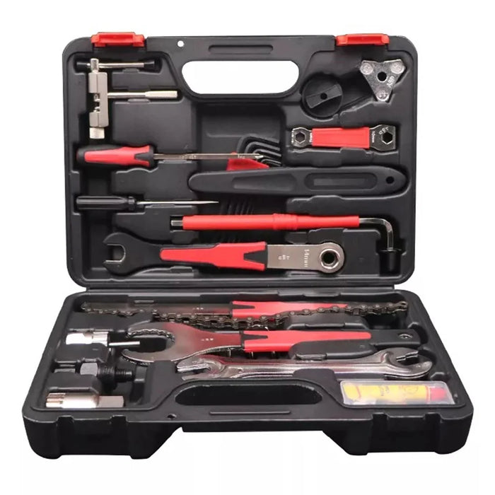 RIDERACE RR7961 18-In-1 Bicycle Maintainance Tool Kit Spoke Key Wrench Bike Repair Tool Set - 2