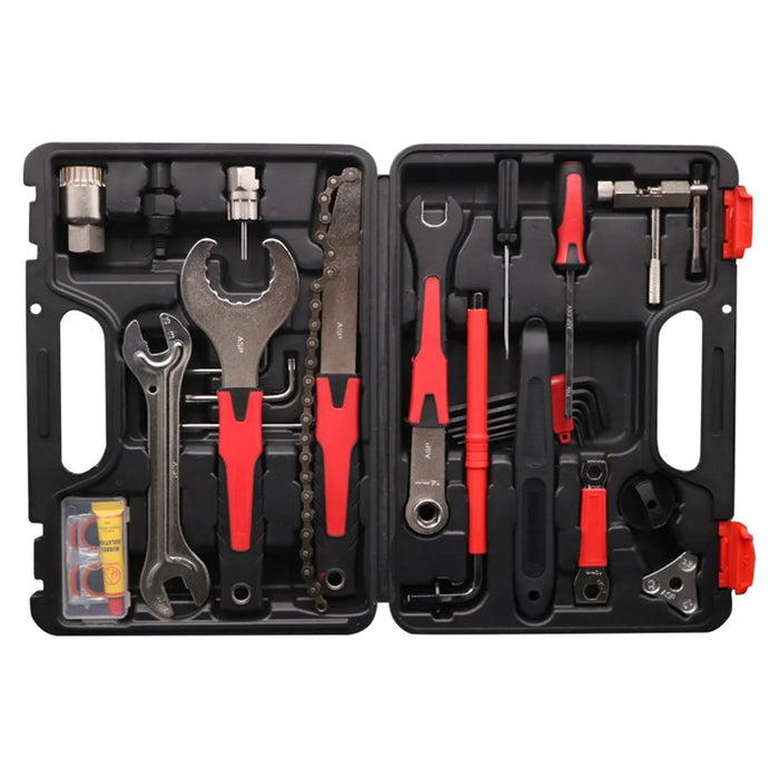 RIDERACE RR7961 18-In-1 Bicycle Maintainance Tool Kit Spoke Key Wrench Bike Repair Tool Set - 3