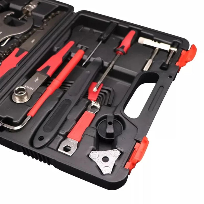 RIDERACE RR7961 18-In-1 Bicycle Maintainance Tool Kit Spoke Key Wrench Bike Repair Tool Set - 4