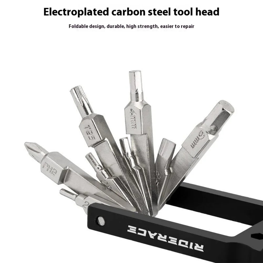 RIDERACE RR9350 Bicycle Tool Kit Compact Size 20 in 1 Bike Repair Tools Set - 3