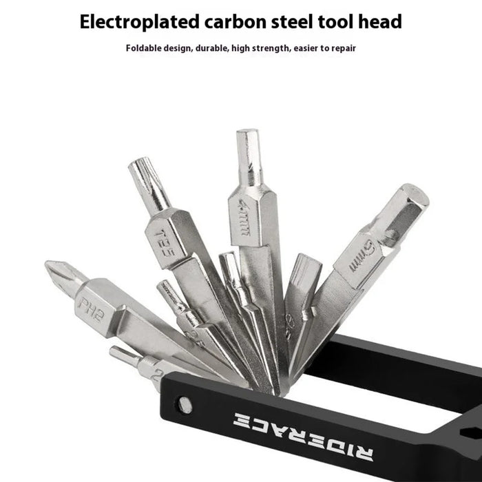RIDERACE RR9350 Bicycle Tool Kit Compact Size 20 in 1 Bike Repair Tools Set - 3