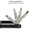 RIDERACE RR9350 Bicycle Tool Kit Compact Size 20 in 1 Bike Repair Tools Set - 4