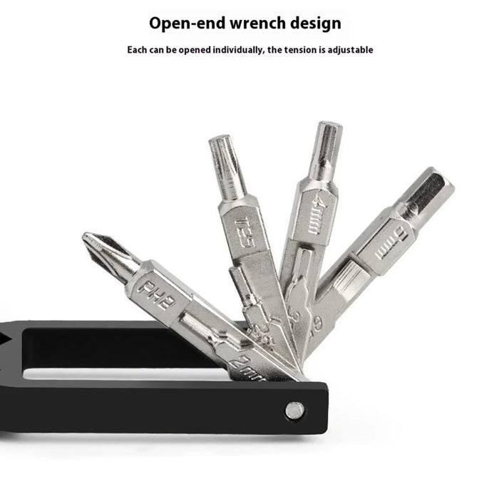 RIDERACE RR9350 Bicycle Tool Kit Compact Size 20 in 1 Bike Repair Tools Set - 4