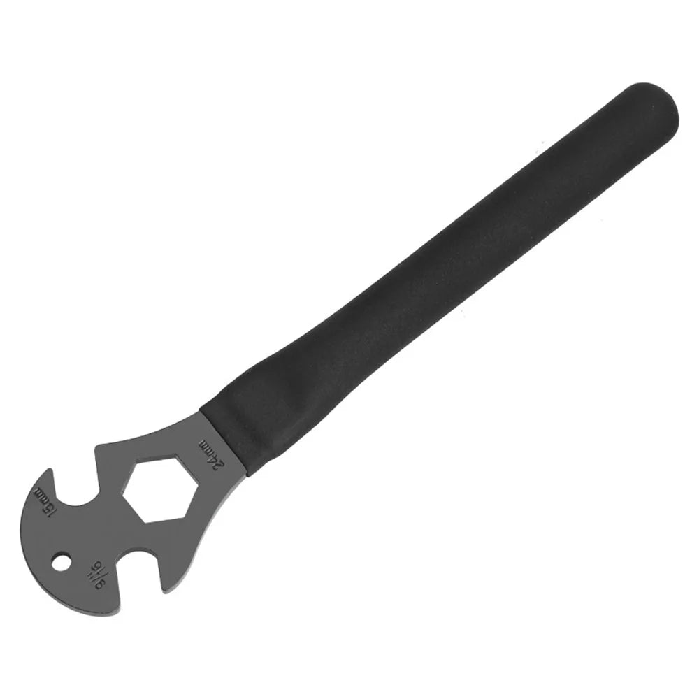 RIDERACE RR9369 High Carbon Steel Long Handle Bicycle Pedal Removal Wrench Bike Repair Tool - 1