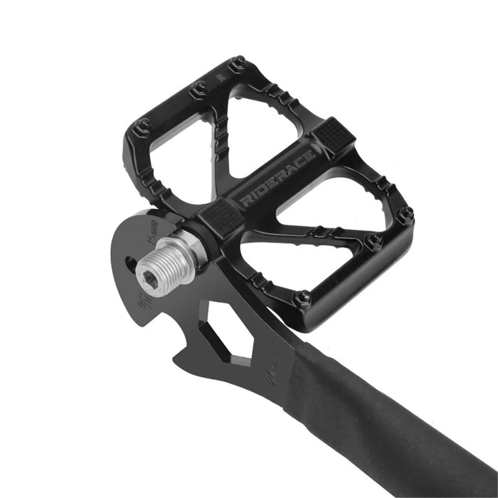 RIDERACE RR9369 High Carbon Steel Long Handle Bicycle Pedal Removal Wrench Bike Repair Tool - 3
