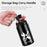 WEST BIKING YP0719403 Portable Bicycle Repair Tool Storage Capsule Plastic Carrying Case - Black - 7