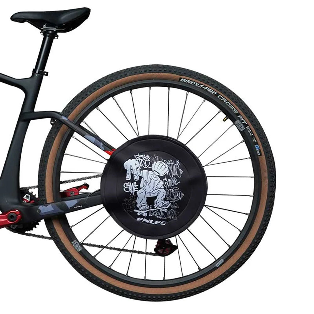 ENLEE E22128 Mountain Bike Disc Brake Cover Anti Overspray Bicycle Brake Shield - Beauty - 5