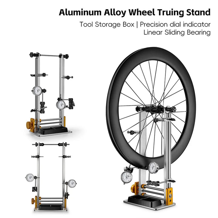 WEST BIKING YP0719418 Bicycle Wheel Truing Stand with Dial Indicator Bike Wheel Maintenance Bracket - 5