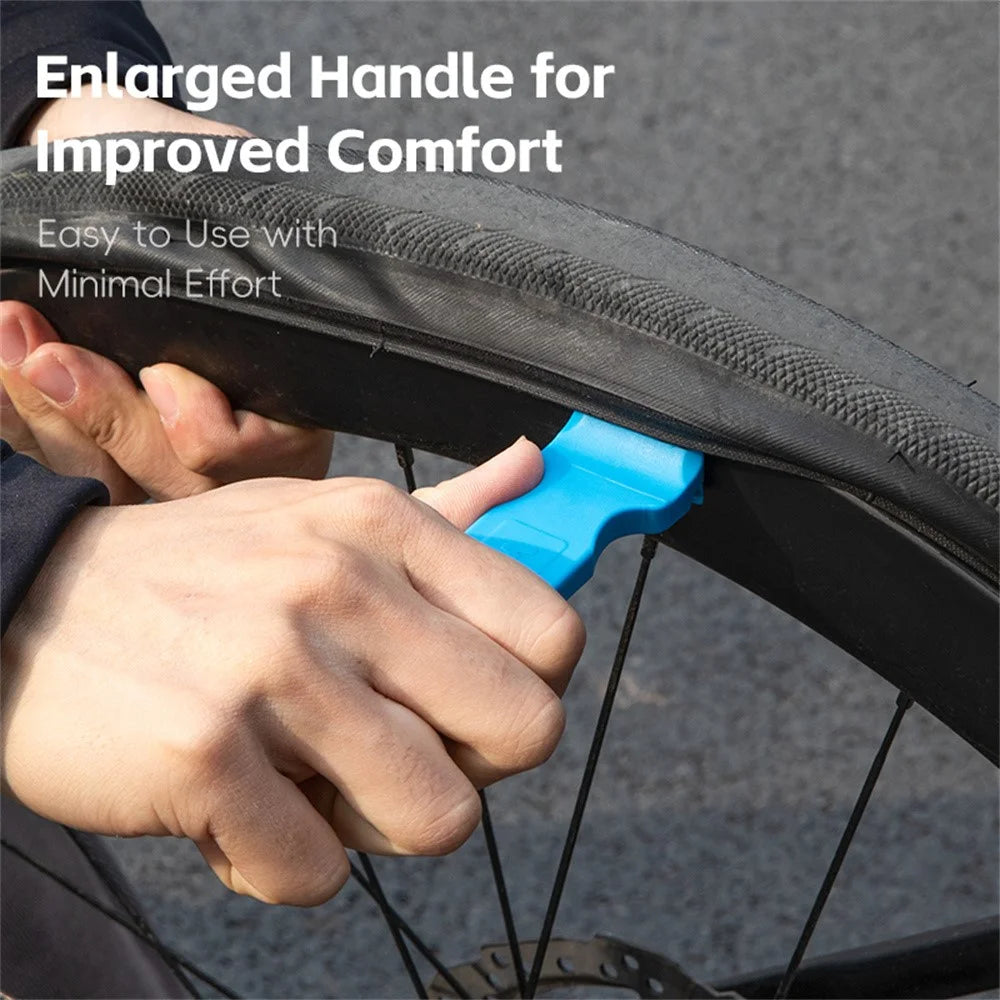 WEST BIKING Bicycle Tire Lever Nylon Integrated Tire Removal Tool for Mountain / Road Bikes - Blue - 3