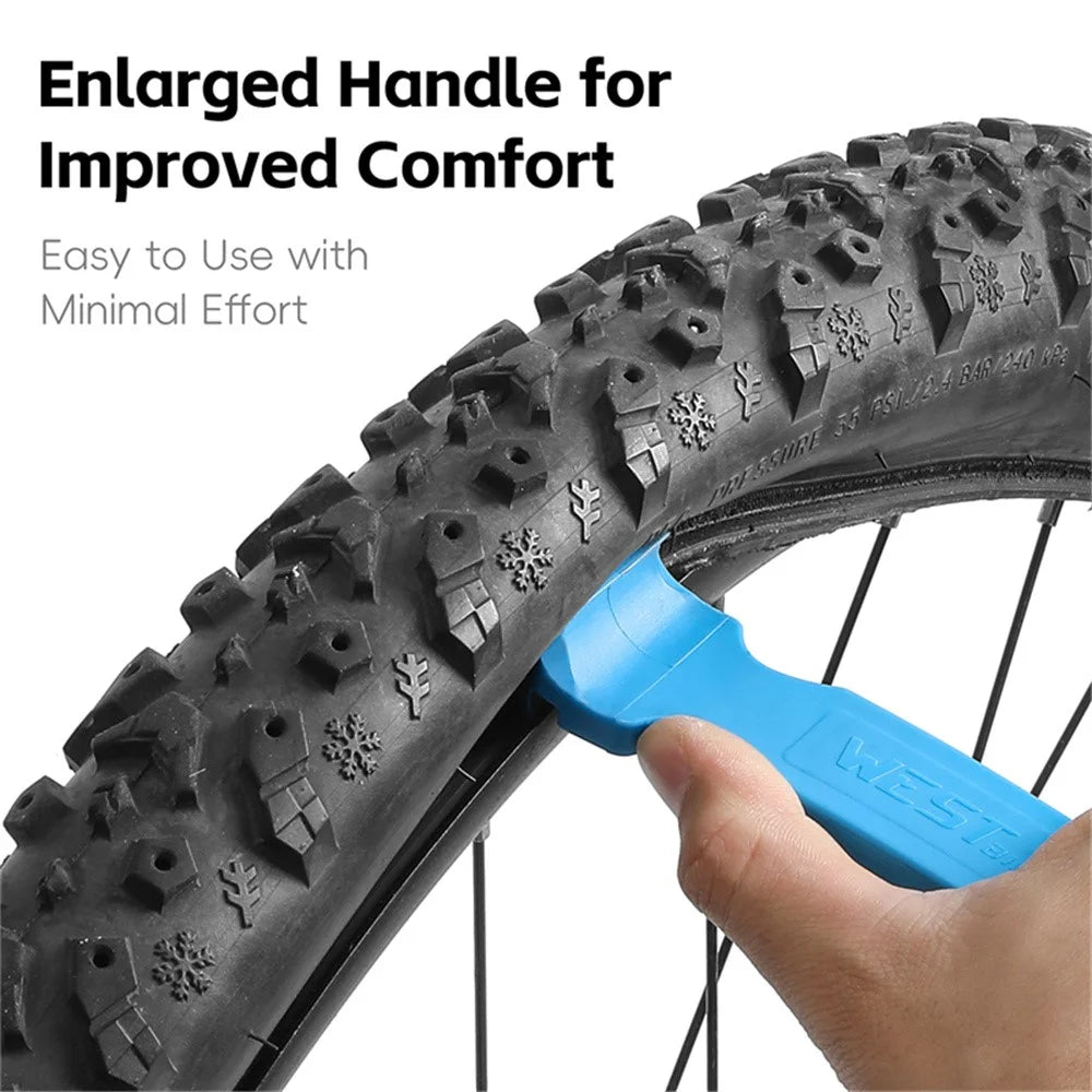 WEST BIKING Bicycle Tire Lever Nylon Integrated Tire Removal Tool for Mountain / Road Bikes - Blue - 6