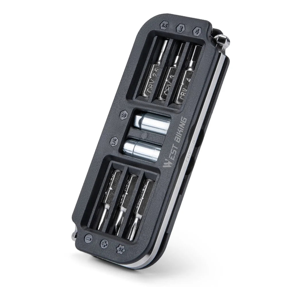 WEST BIKING YP0719446 10 In 1 Portable Bicycle Repair Tool Multifunction Combination Wrench - 1