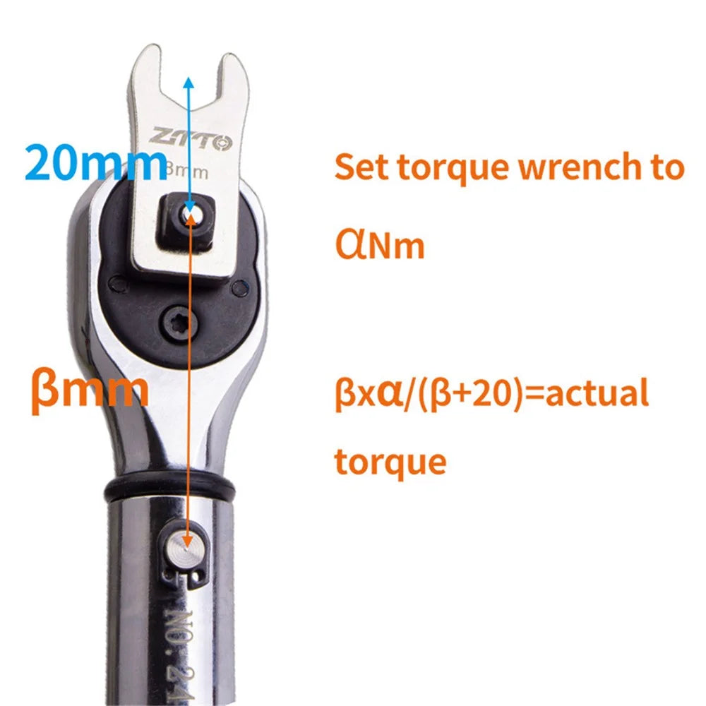 ZTTO For Mountain Road Bike Brake Cable Wrench Head High Carbon Steel 8mm Torque Spanner Tool - 7