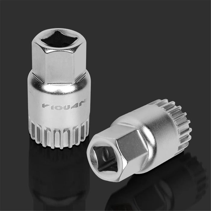YIQUAN 13FQ0130 Bicycle Bottom Bracket Removal Tool Socket Wrench Square Hole Installation Repair Kit - 5