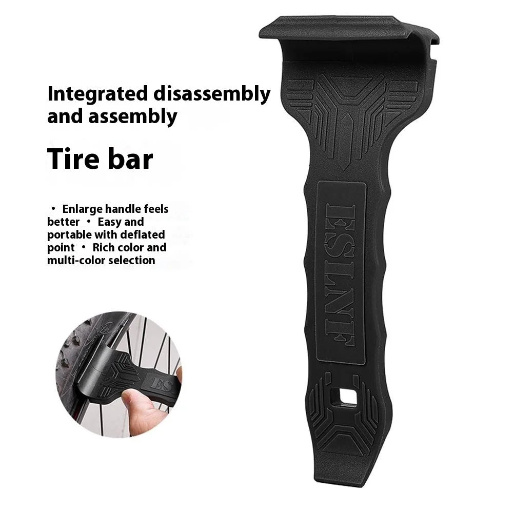 ESLNF 13FQ0135 Bicycle Nylon Tire Lever Multifunctional Repair Tool for Mountain Road Bike - Black - 7